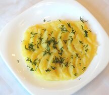 Картофельное пюре с маслом