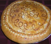 Пирог с капустой и яйцом