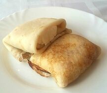 Блины с творогом