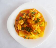 Жаркое по-домашнему c курицей