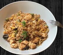 Рис Wok со свининой