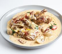 Цыпленок в сливочном соусе
