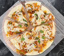 Открытая Кесадилья с курицей