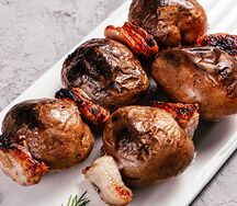 Картофель на мангале с курдюком