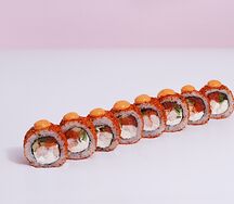 Ролл Шичими с креветкой и лососем
