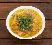 Рассольник с мясом