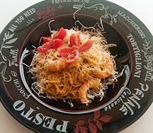 Паста с креветками