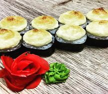 Запеченный ролл с курицей 8 шт
