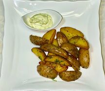 Картофель черри с розмарином