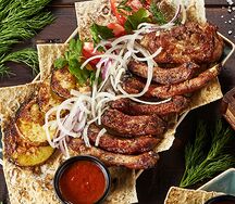 Пикантные свиные ребрышки