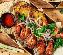 Шашлык из куриных крылышек