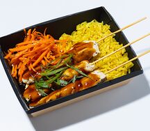 Шашлычки терияки с рисом