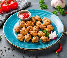 Пельмени жареные