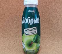 Сок яблочный Добрый 0.3