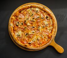 С ветчиной и грибами Small