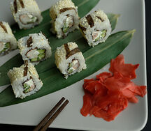 Креветка с огурцом