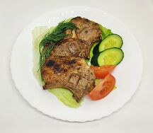 Шашлык из бараньей корейки