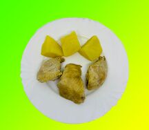 Курица отварная