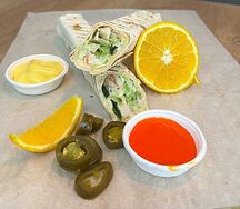 Шаверма острая с апельсином