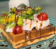 Венская вафля с курицей