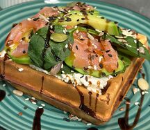 Венские вафли с рыбой