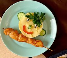Шашлычок из куриного филе