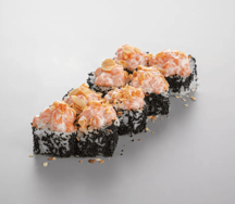 Ролл с угрем и тартаром из лосося