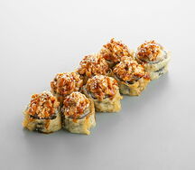 Темпура-ролл с тартаром из угря