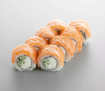 Филадельфия с лососем и огурцом