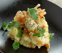 Креветки в сладко-остром васаби