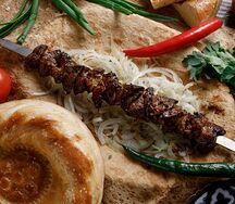 Шашлык из бараньей печени