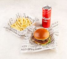 Комбо с куриным бургером