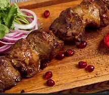 Шашлык из мякоти баранины