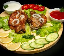 Шашлык из свинины (корейка на кости)