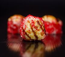 Запечённый с креветкой