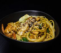 Удон по-сингапурски