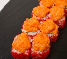 Лосось тартар