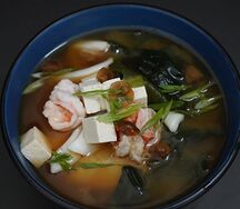 Мисо с морепродуктами