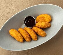 Ломтики жареного сыра