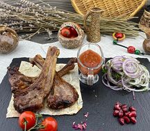 Шашлык из бараньей корейки