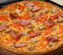 Пицца Цыпленок с сыром и томатами