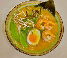 Рамен Мисо с креветками