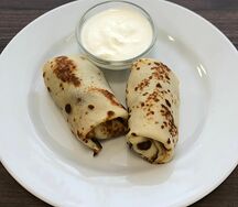 Блинчик с творогом
