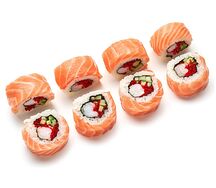 Окане лосось креветка