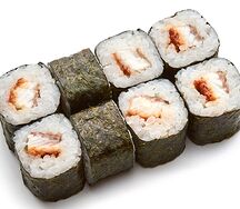 Маки с угрем