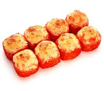 Запеченный с креветкой