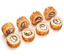 Жареный с угрем