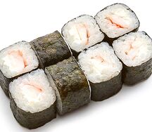 Маки с креветкой и сыром