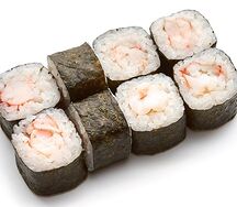 Маки с креветкой