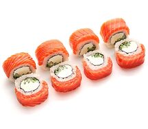 Филадельфия с копченым лососем